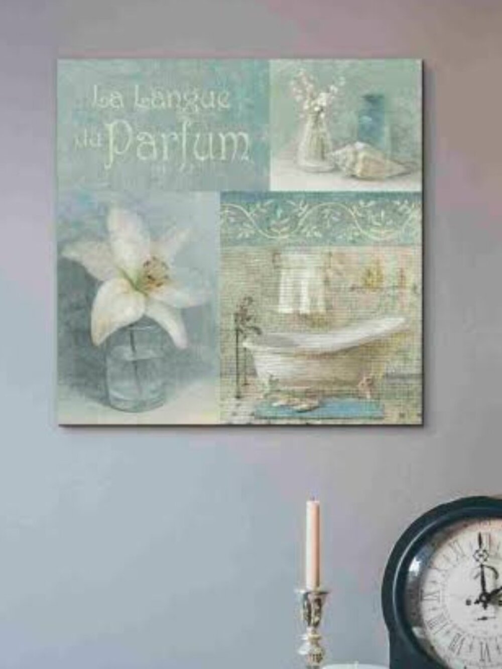 Epic Graffiti 'Parfum I' by Danhui Nai, Canvas Wall Art, 18"x18"